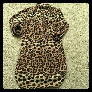 Xtaren chettah tunic dress