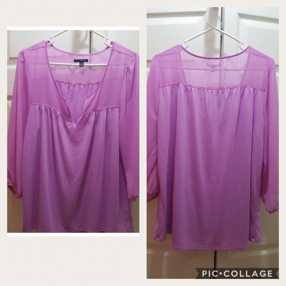 Beautiful orchid blouse