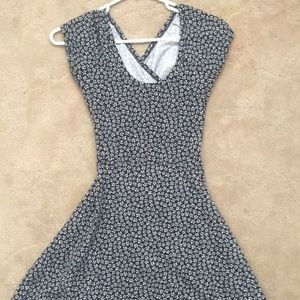 Black floral dress from Brandy Melville