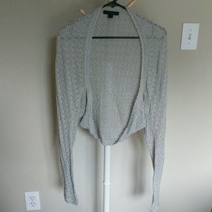 Express shrug size M/L silver