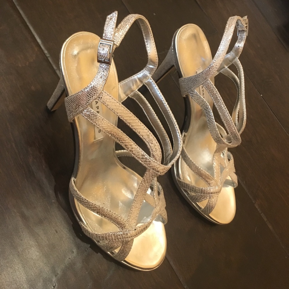 CAPARROS Silver Heels