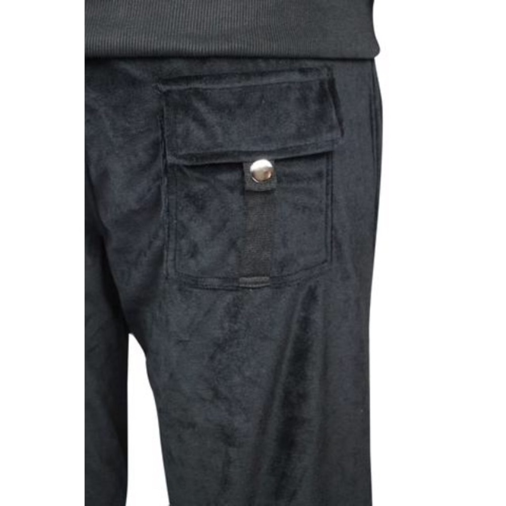 Women’s 2 Piece Velour Hoodie & Pant Tracksuit Set - Picture 5 of 5