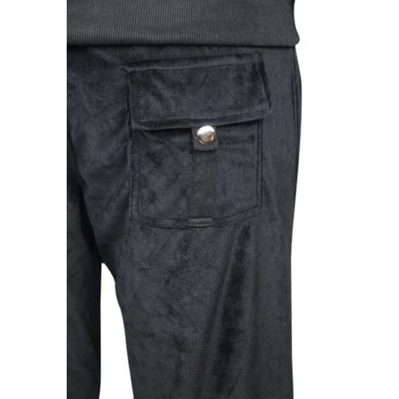 Women’s 2 Piece Velour Hoodie & Pant Tracksuit Set - Picture 5 of 5