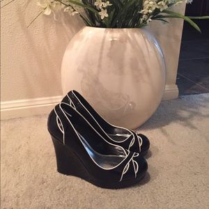 Beautiful White House Black Market Wedged Heels