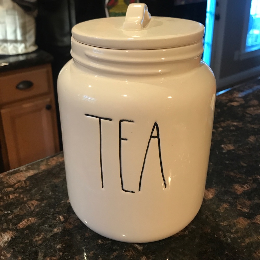 Rae Dunn Magenta Tea Canister