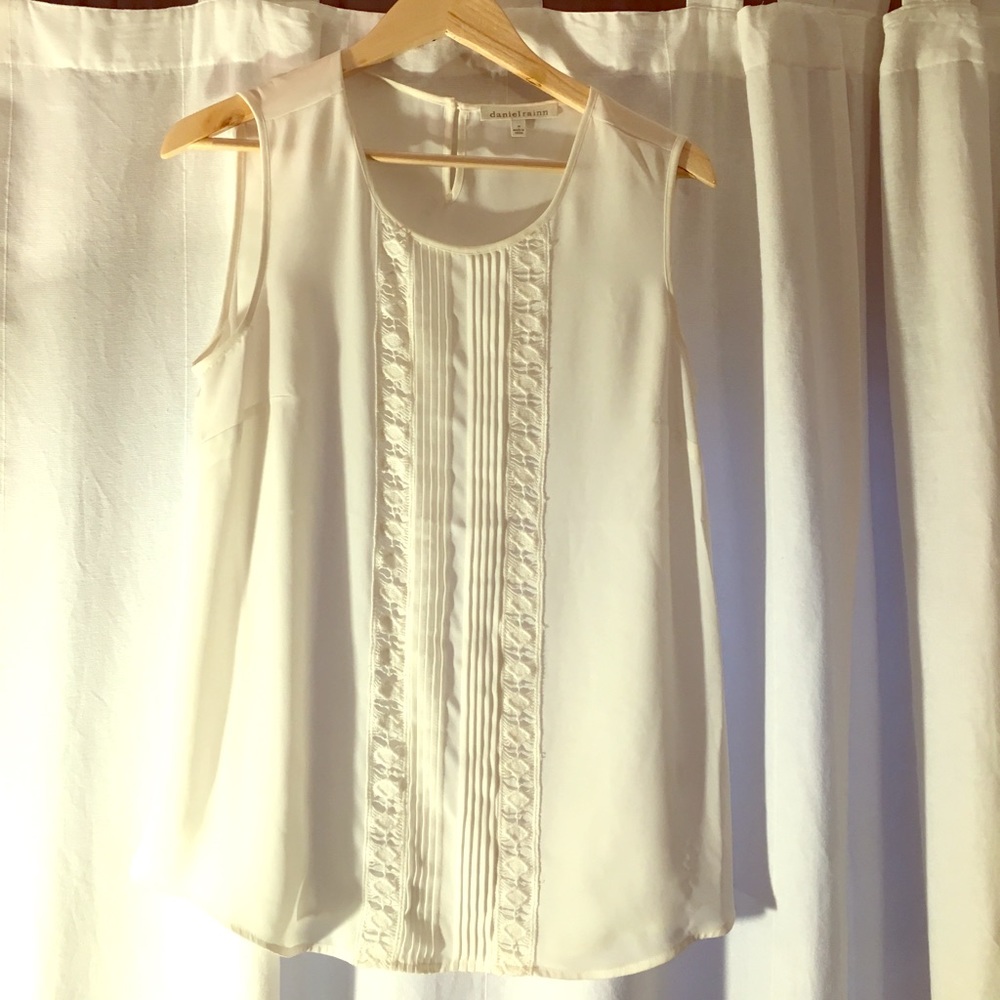 Gorgeous Ivory semi sheer professional blouse