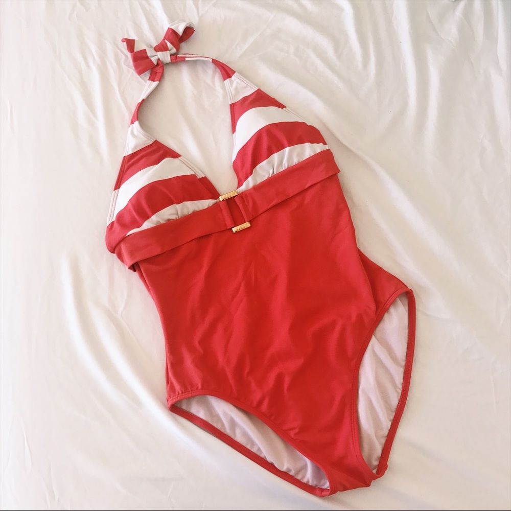 Ralph Lauren Coral One Piece Bathing Suit