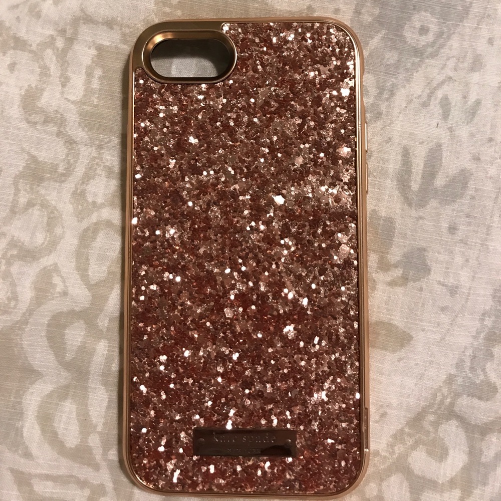 Kate Spade IPhone 6 case Rose Gold Glitter
