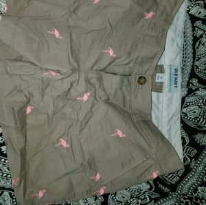 Old navy flamingos shorts