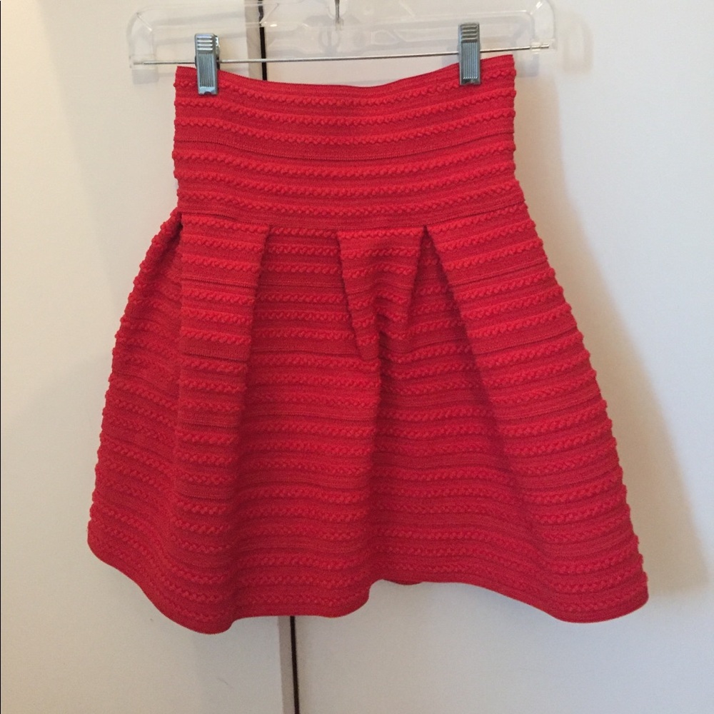 H&M Coral Circle Skirt