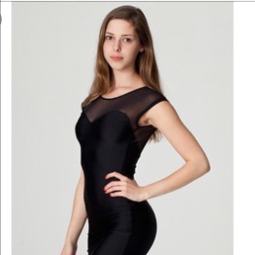 American Apparel New Black Sweetheart 2-toned mini