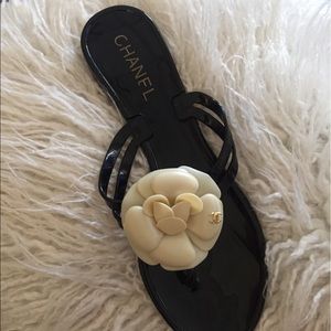 Chanel flip flops