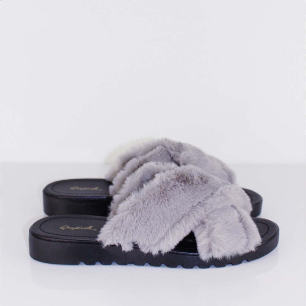 Furry Sandals