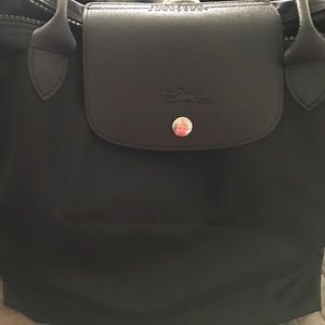 Black on black Limited Large Longchamp Tote