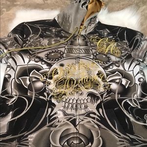 CCO✨Christian Audigier zippered sweater