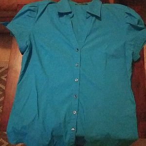 Aqua blue shirt