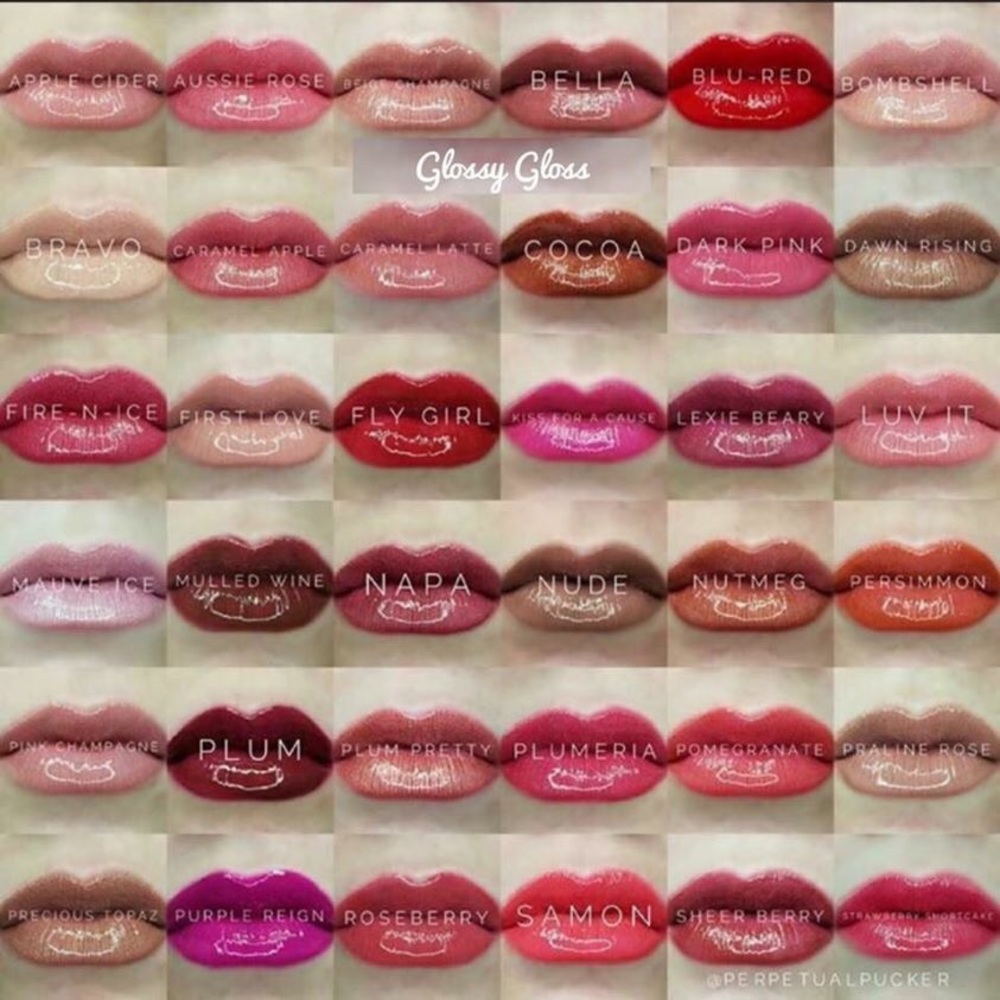 New 2017 36 lipsense colors