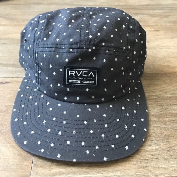 RVCA Other - 🔴SOLD🔴 RVCA 5-Panel Leather Strapback Hat