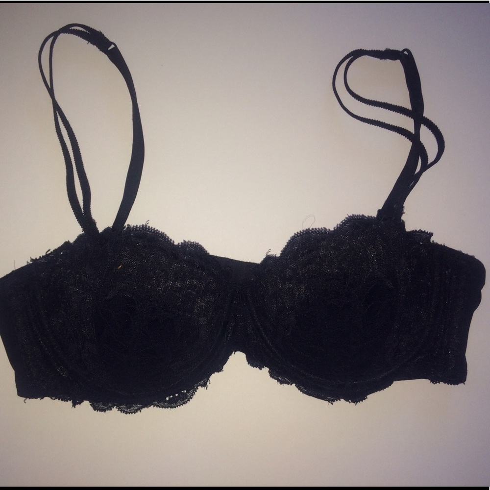 VS PINK Date Multi-Way bra in black