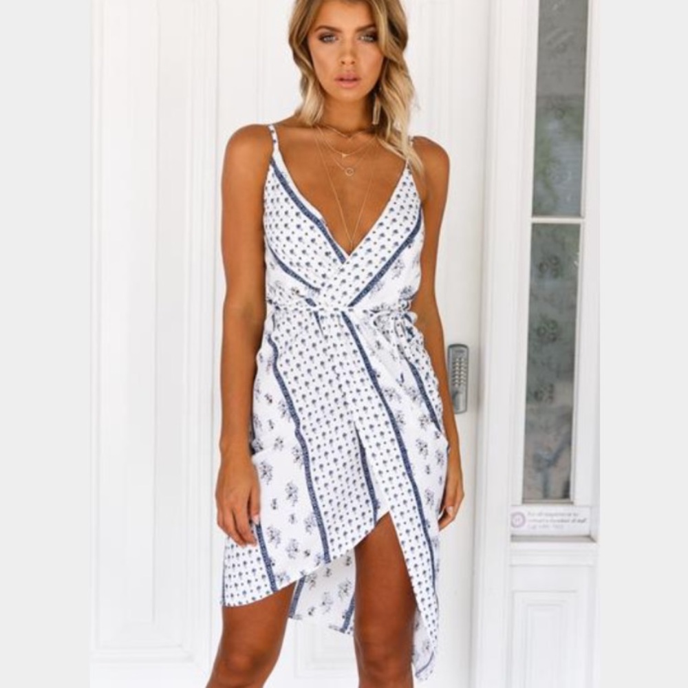 NWT Xenia Boutique Embrace Wrap Dress