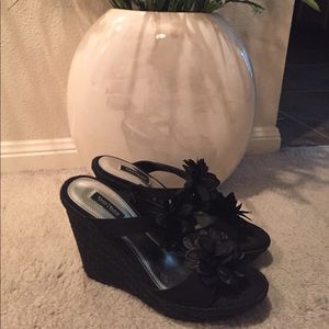 Beautiful White House Black Market Wedged Sandals