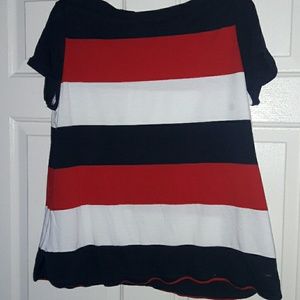 ❤Plus-Size Tommy 💙Hilfiger Striped Top👕