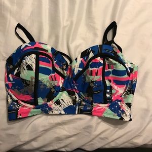 Forever 21 plus size swim top