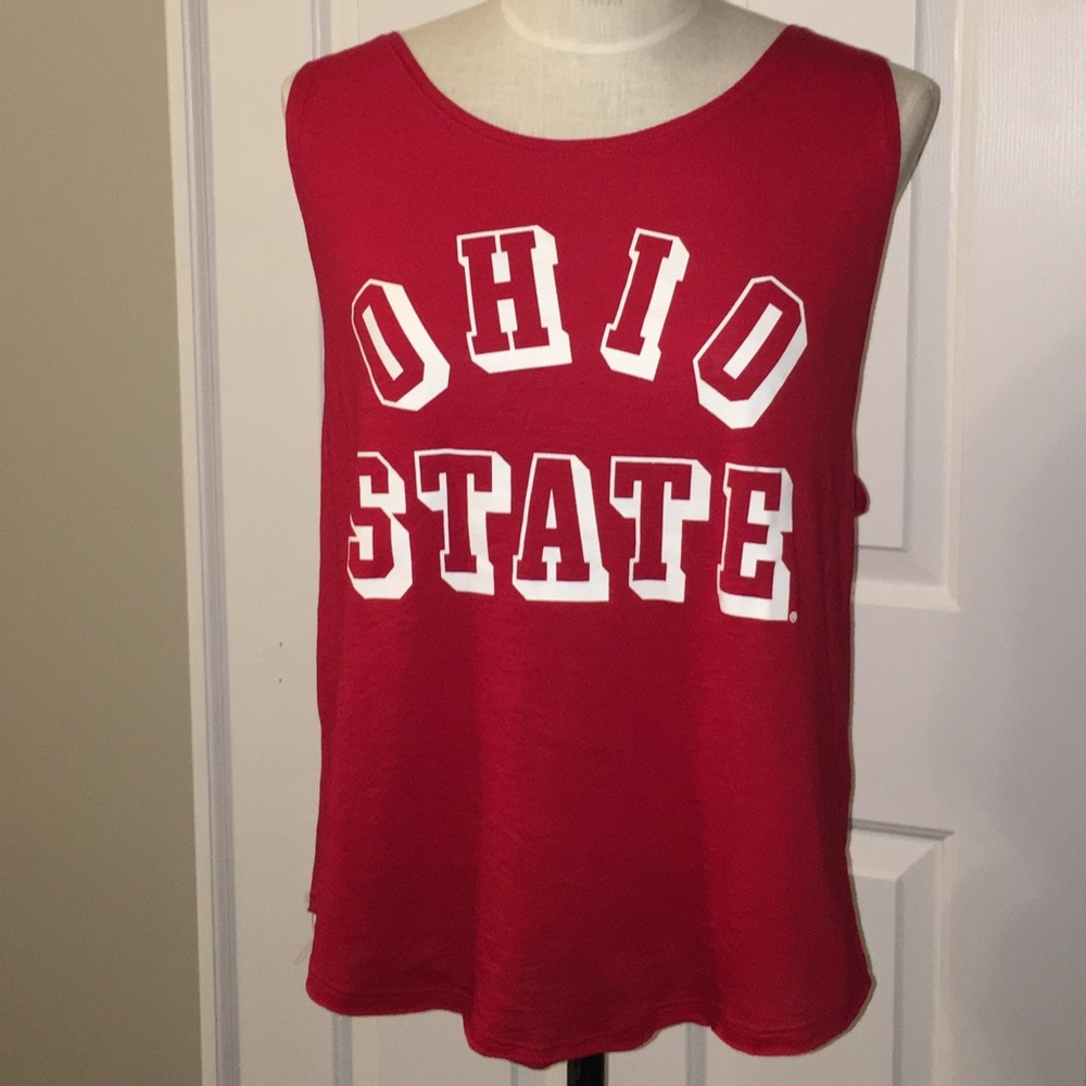 PINK Ohio State tank