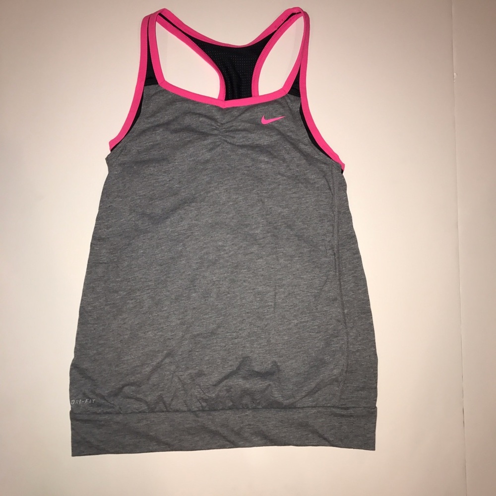 girls nike workout tank top