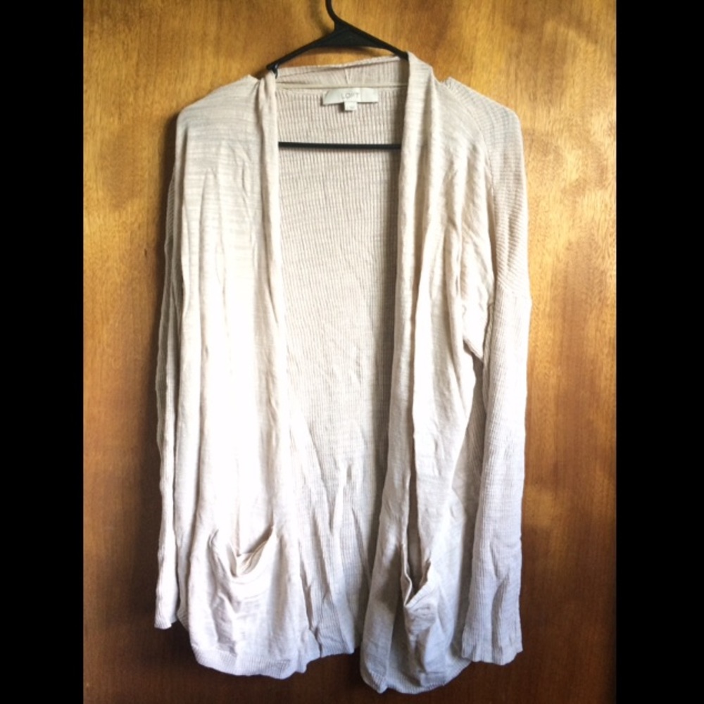 Loft Light pink cardigan