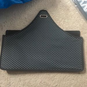 31 gifts Catch all Bin Charcoal Swiss Dot