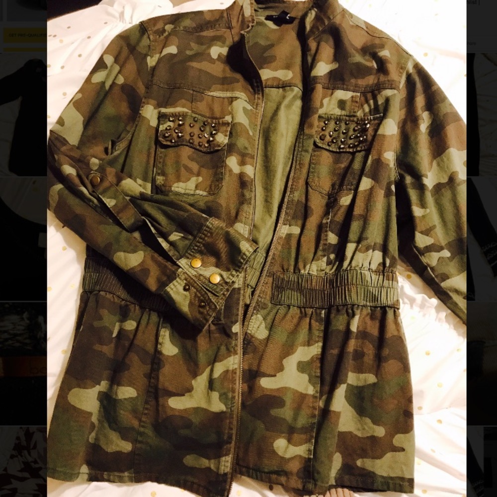 Torrid camo jacket.