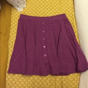 Fuchsia skater skirt