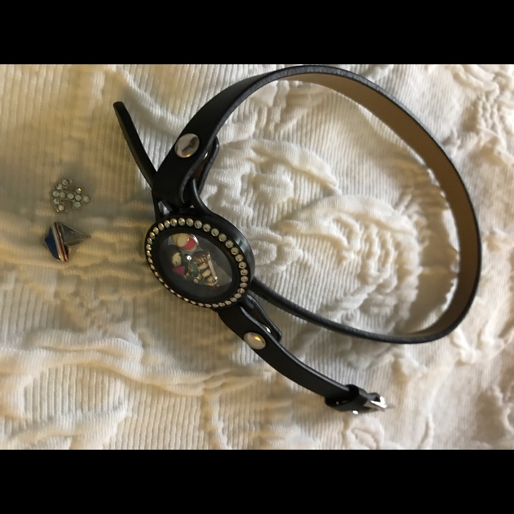 Origami Owl Bracelet with charms