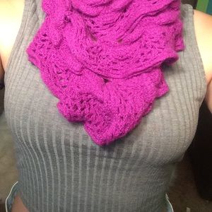 Hand knitted Infinity scarf