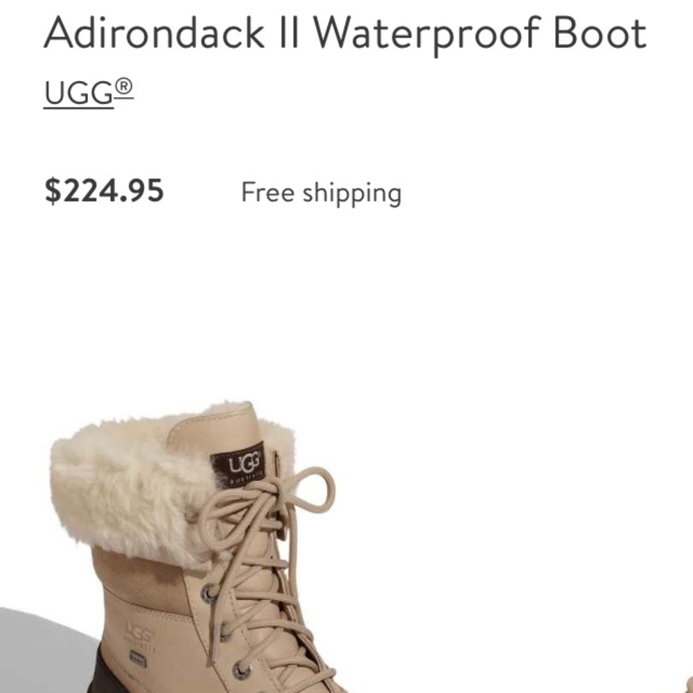Ugg Women's Waterproof Boots Size 6.5