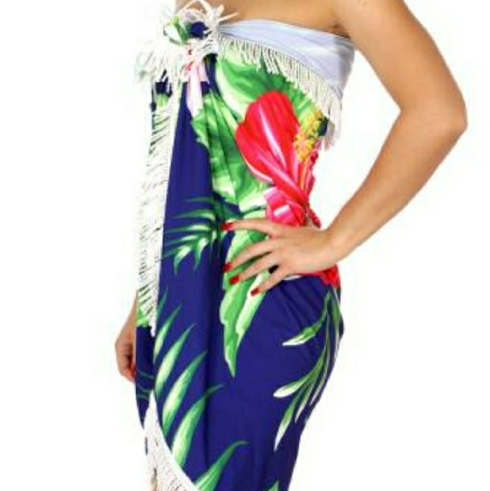 Flowers print beach blanket/Wrap/ yoga mat/bag - Picture 3 of 6