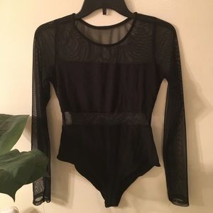 Sheer "Cut Out" Bodysuit