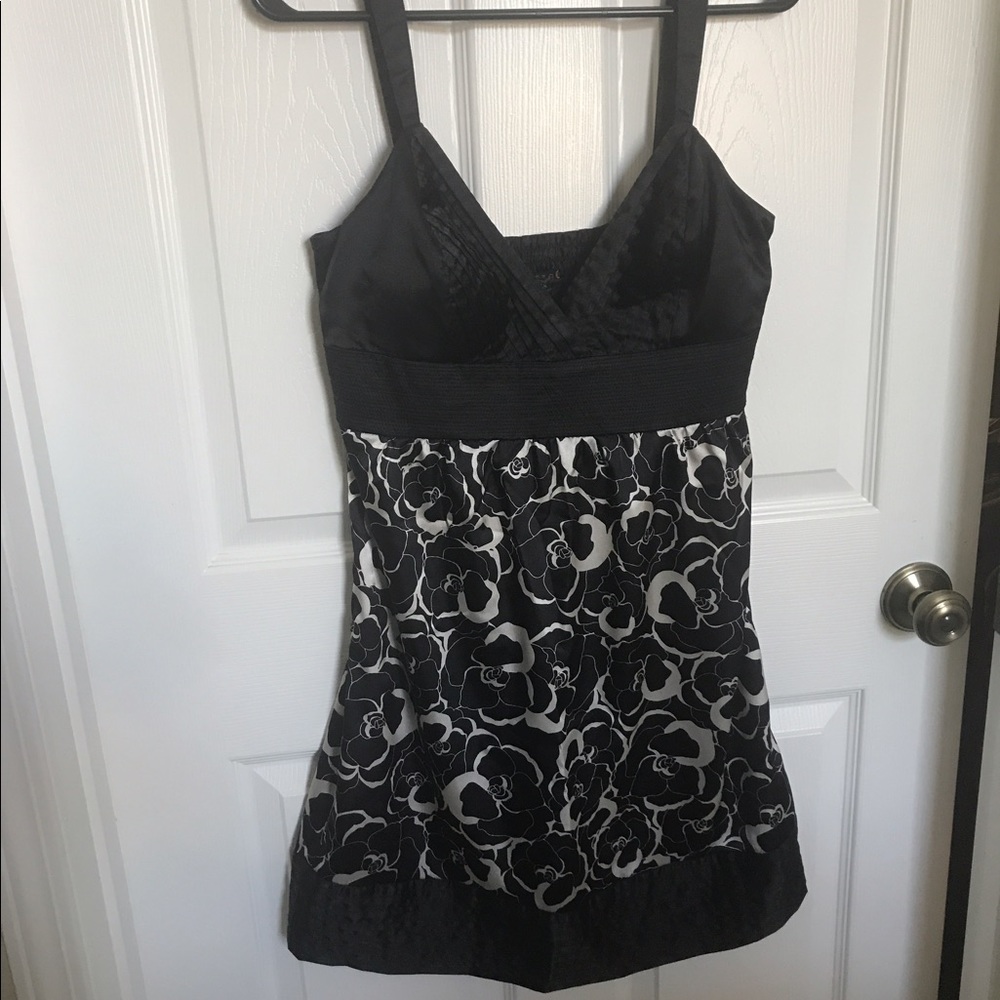 G by guess black slip style dress