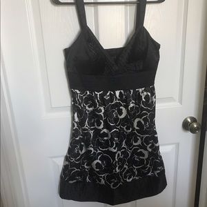 G by guess black slip style dress