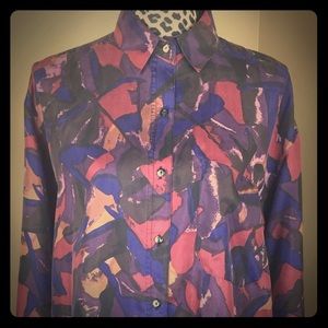 💎2 x $15💎 Vintage 100% Silk Top