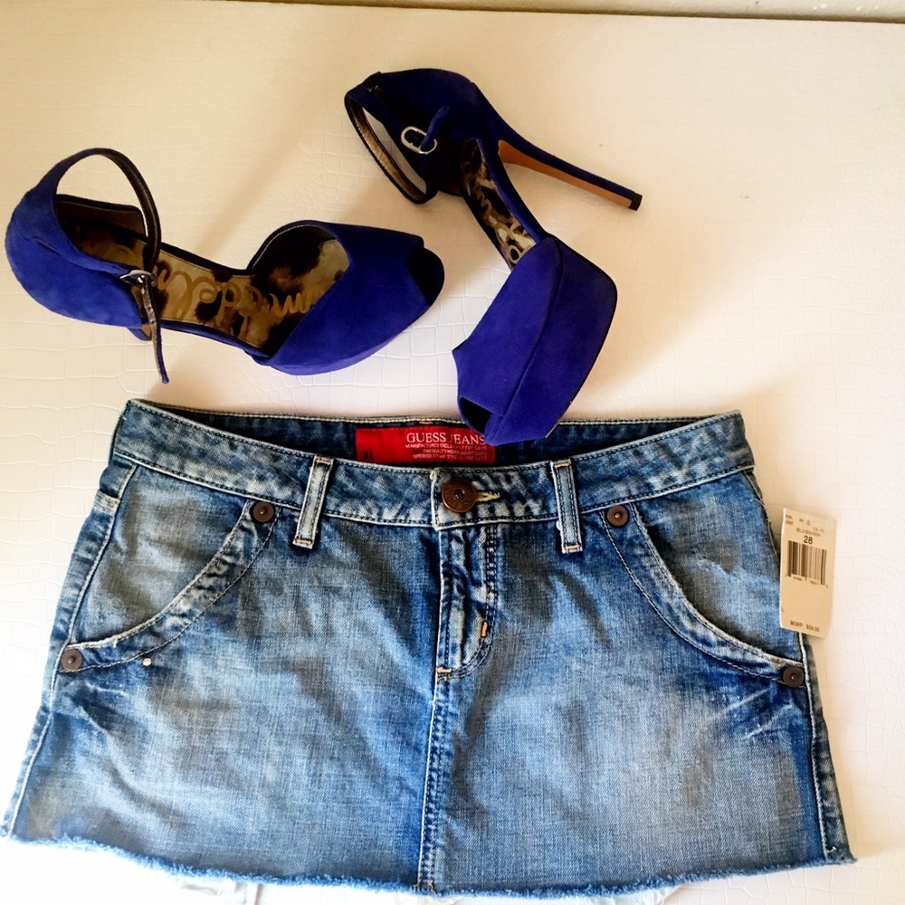 Guess denim skirt