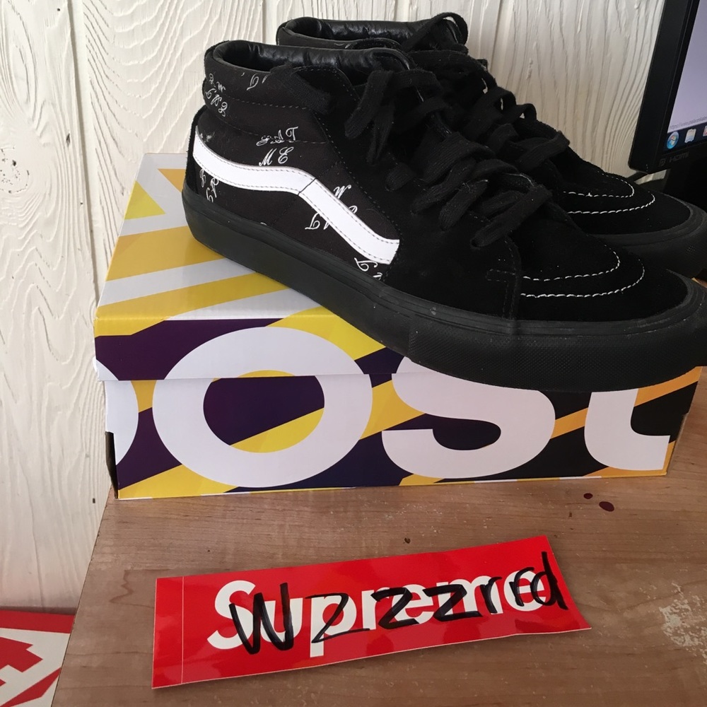 Supreme vans eat me sk8 highs
