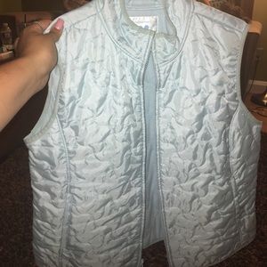 Baby blue vest