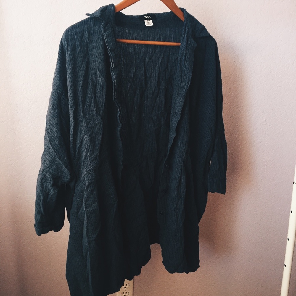 Blue and Gray artists smock