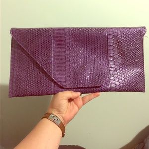 Purple clutch