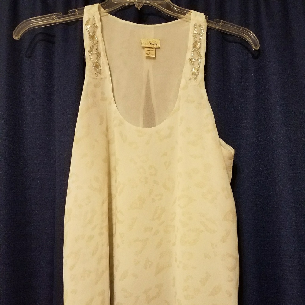 Daytrip tank top with rhinestone detail
