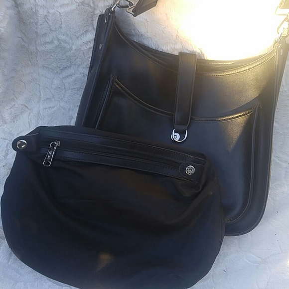 Co Lab Bags Co Lab Crossbody Bag Black Leather Poshmark