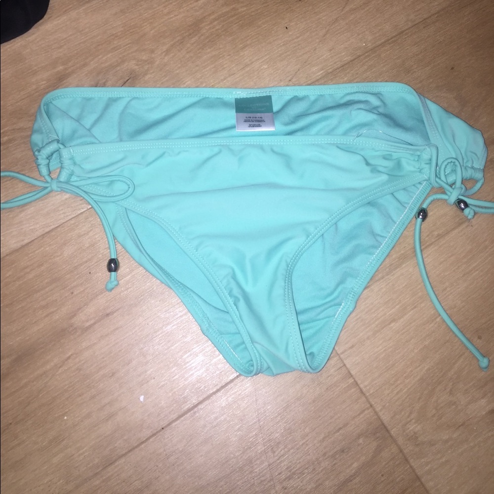 Teal bathing suit bottoms