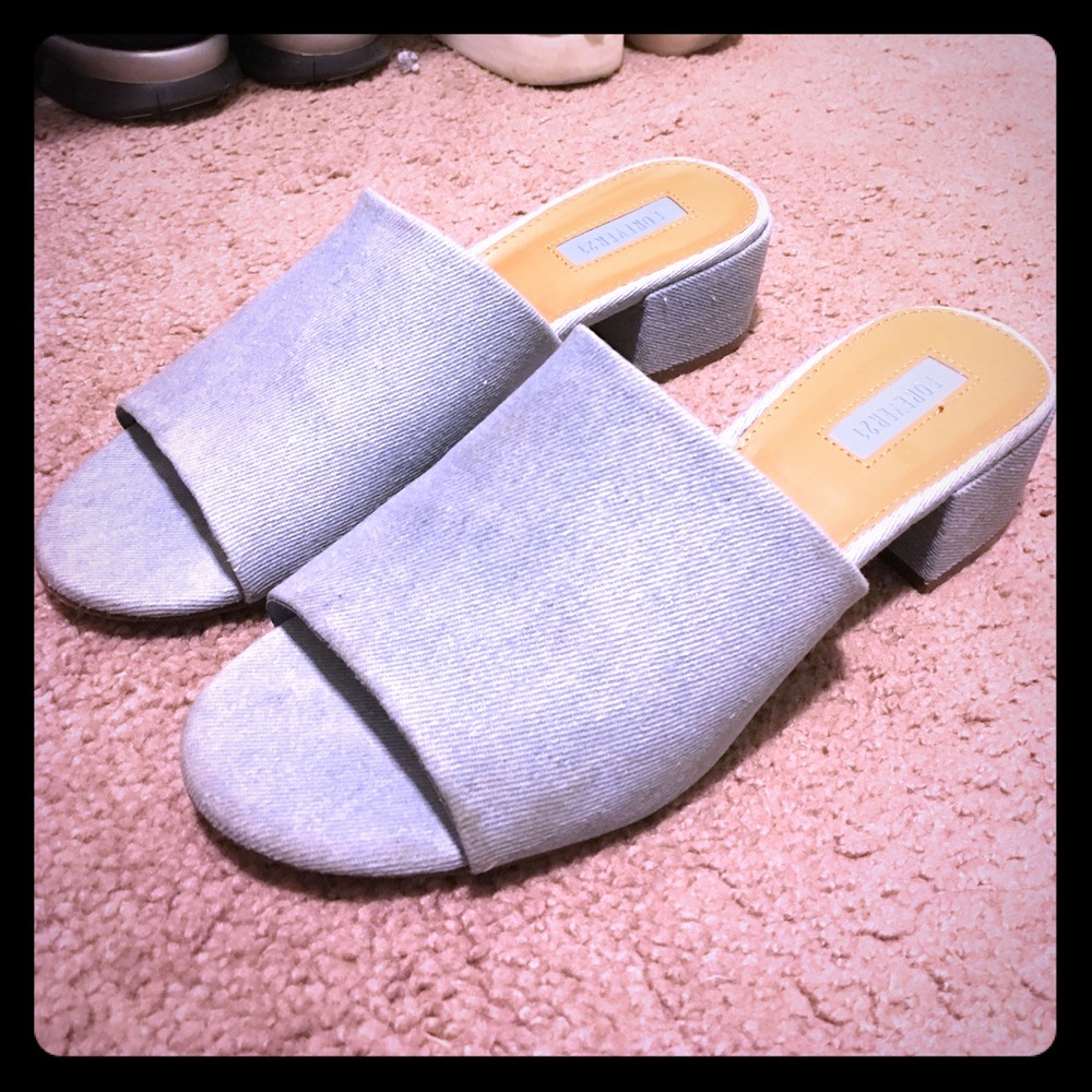 Denim Sandals